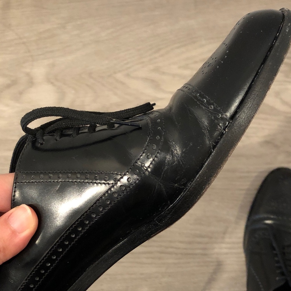 Ferragamo brogue Oxford shoes, size 8 B - Picture 13 of 15